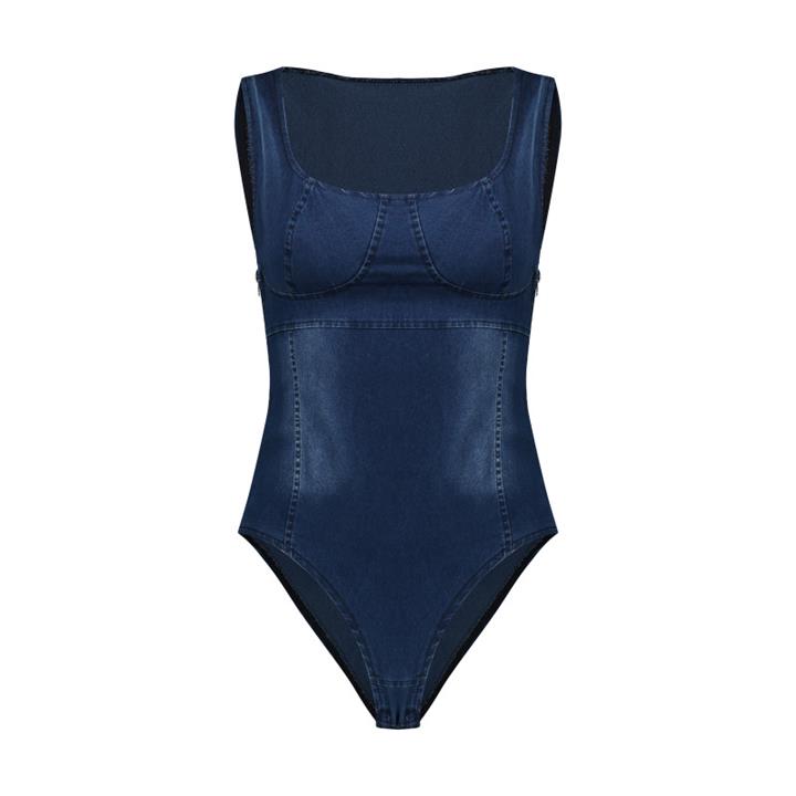بادی زنانه پپا مدل Denim